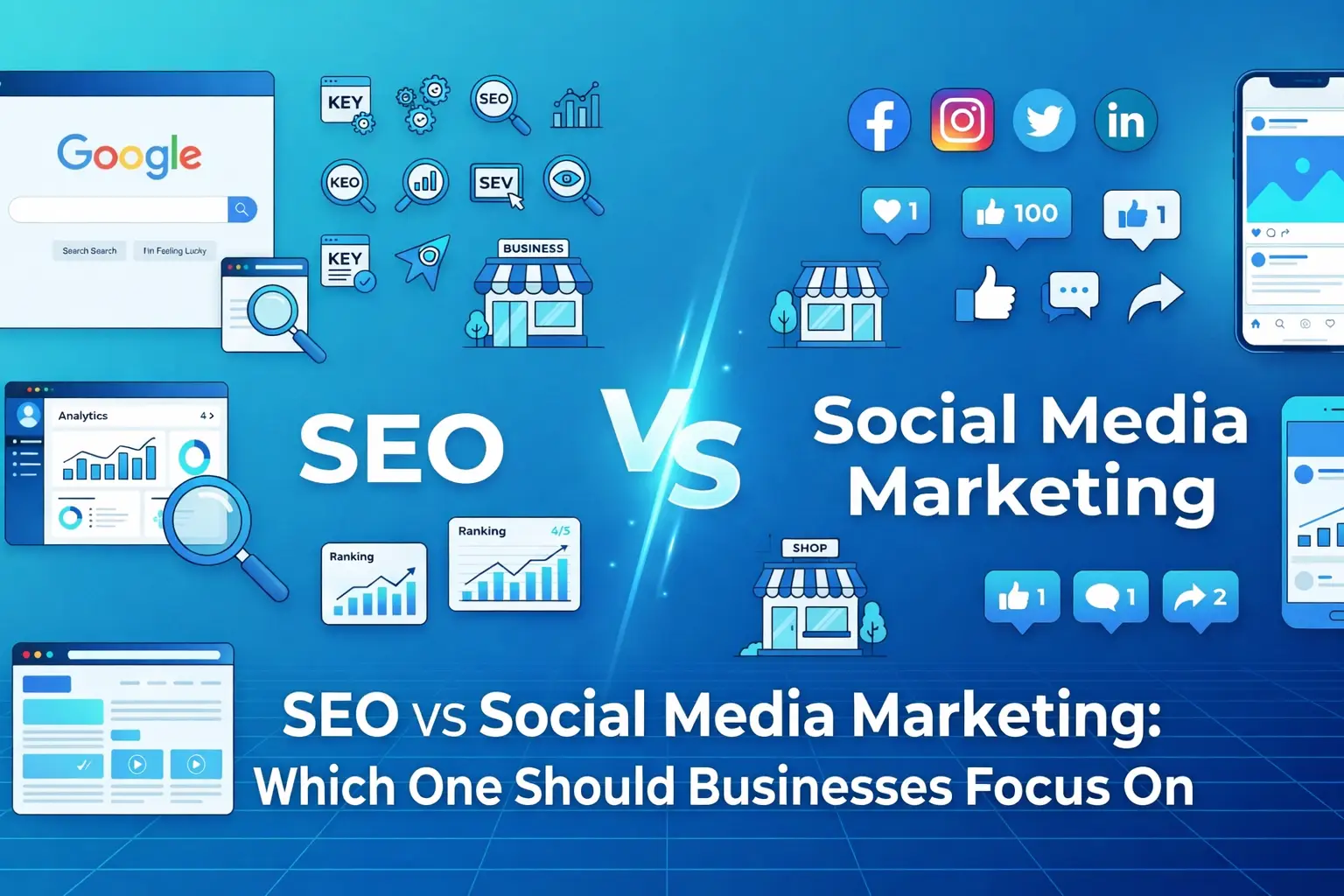 SEO vs Social Media Marketing: Which One Should Businesses Focus On